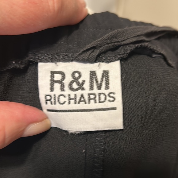 R & M Richard’s Black Chiffon Panel Pants Size 1X - Picture 5 of 5